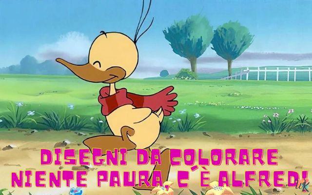 Niente paura, c'è Alfred! 1 Disegni da colorare Niente paura, c’è Alfred!