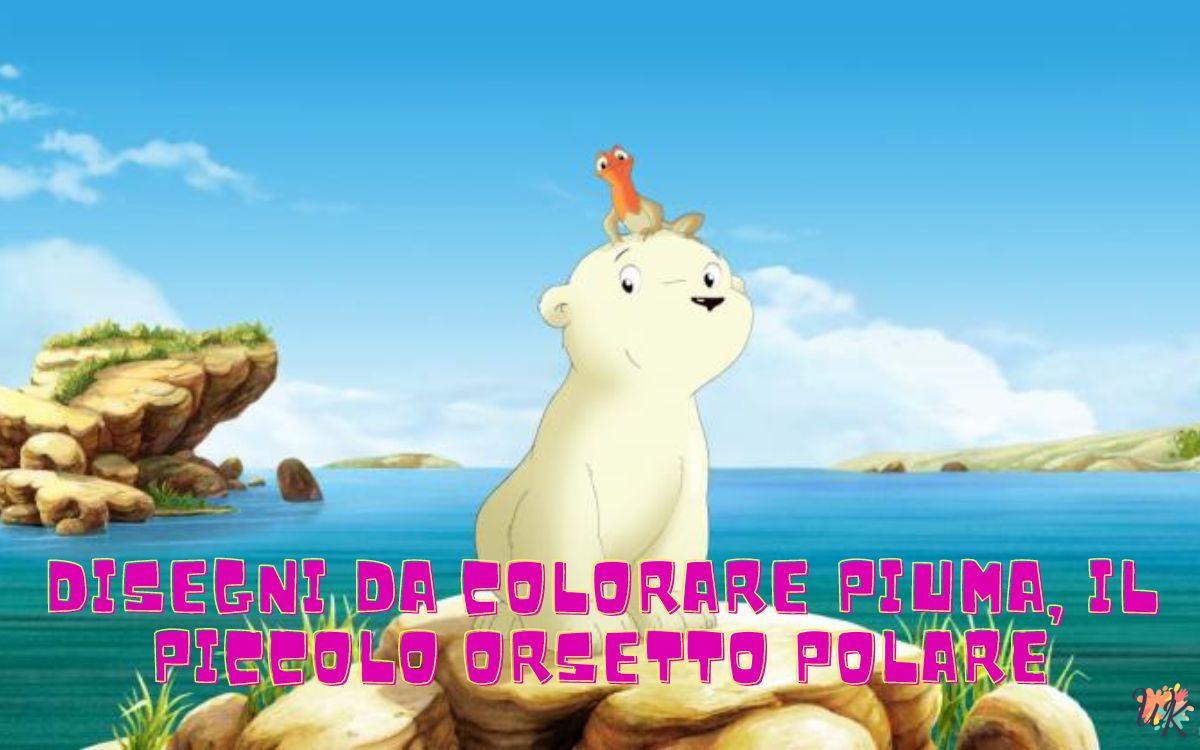 Piuma, il piccolo orsetto polare 1 Disegni da colorare Piuma, il piccolo orsetto polare