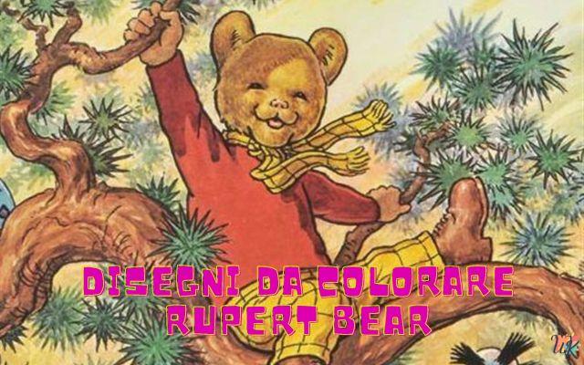 Disegni da colorare Rupert Bear