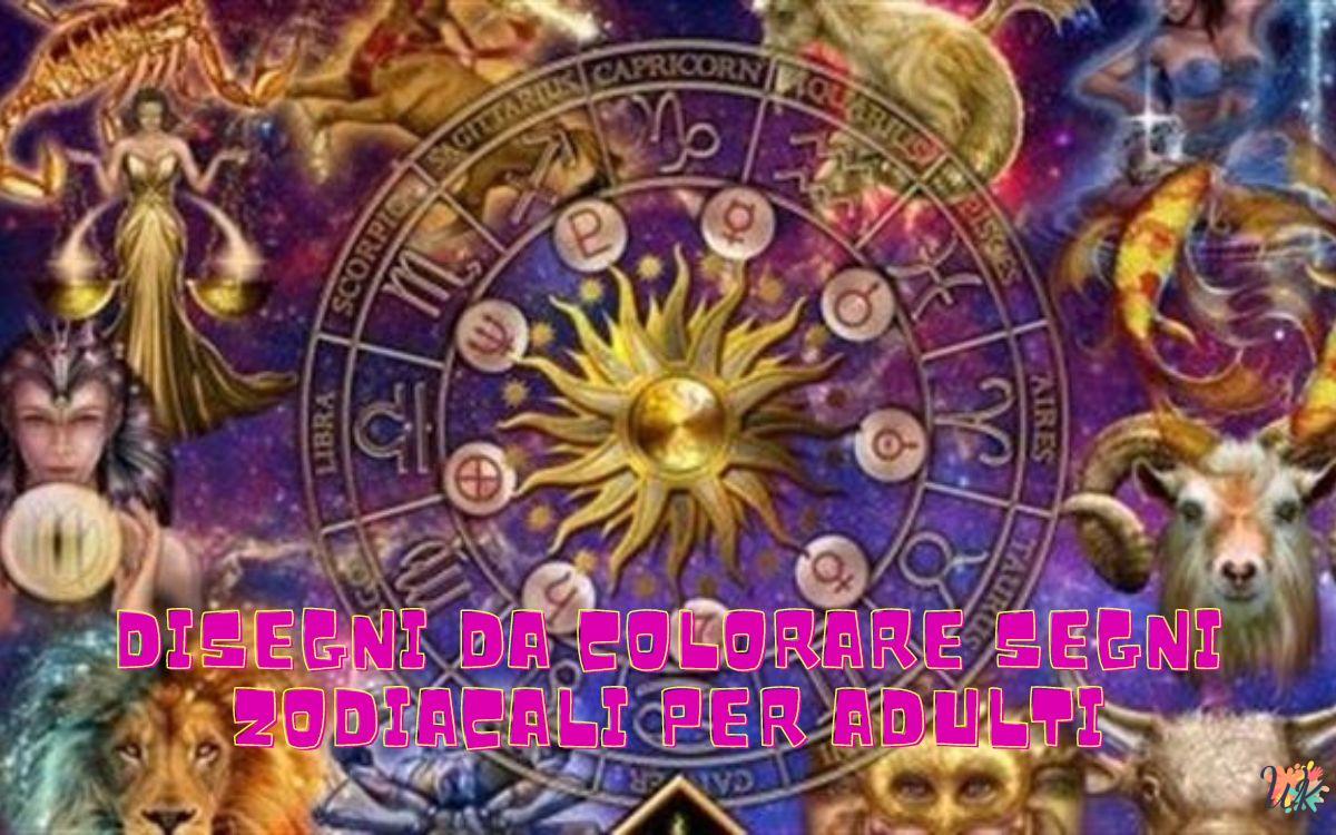 Segni zodiacali per adulti 1 Disegni da colorare Segni zodiacali per adulti