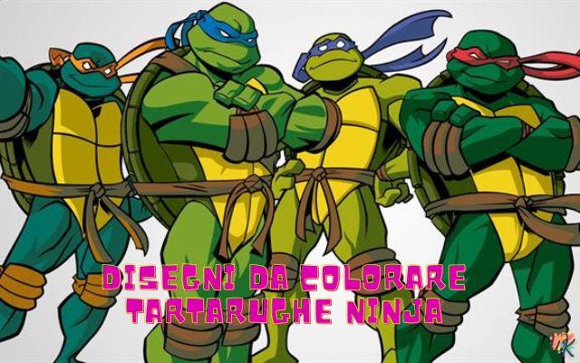 Tartarughe Ninja 1 Disegni da colorare Tartarughe Ninja