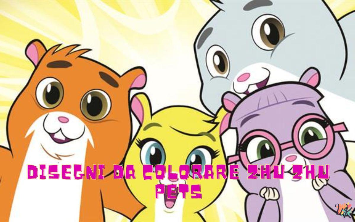 Zhu Zhu Pets 1 Disegni da colorare Zhu Zhu Pets