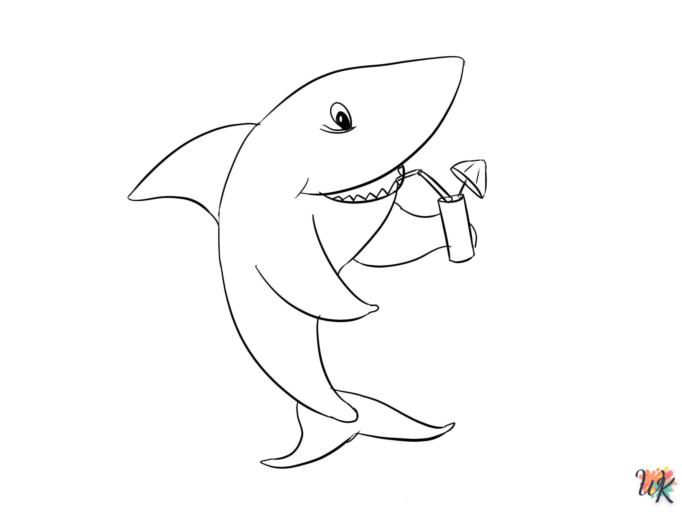 Disegni da Colorare Baby Shark 70