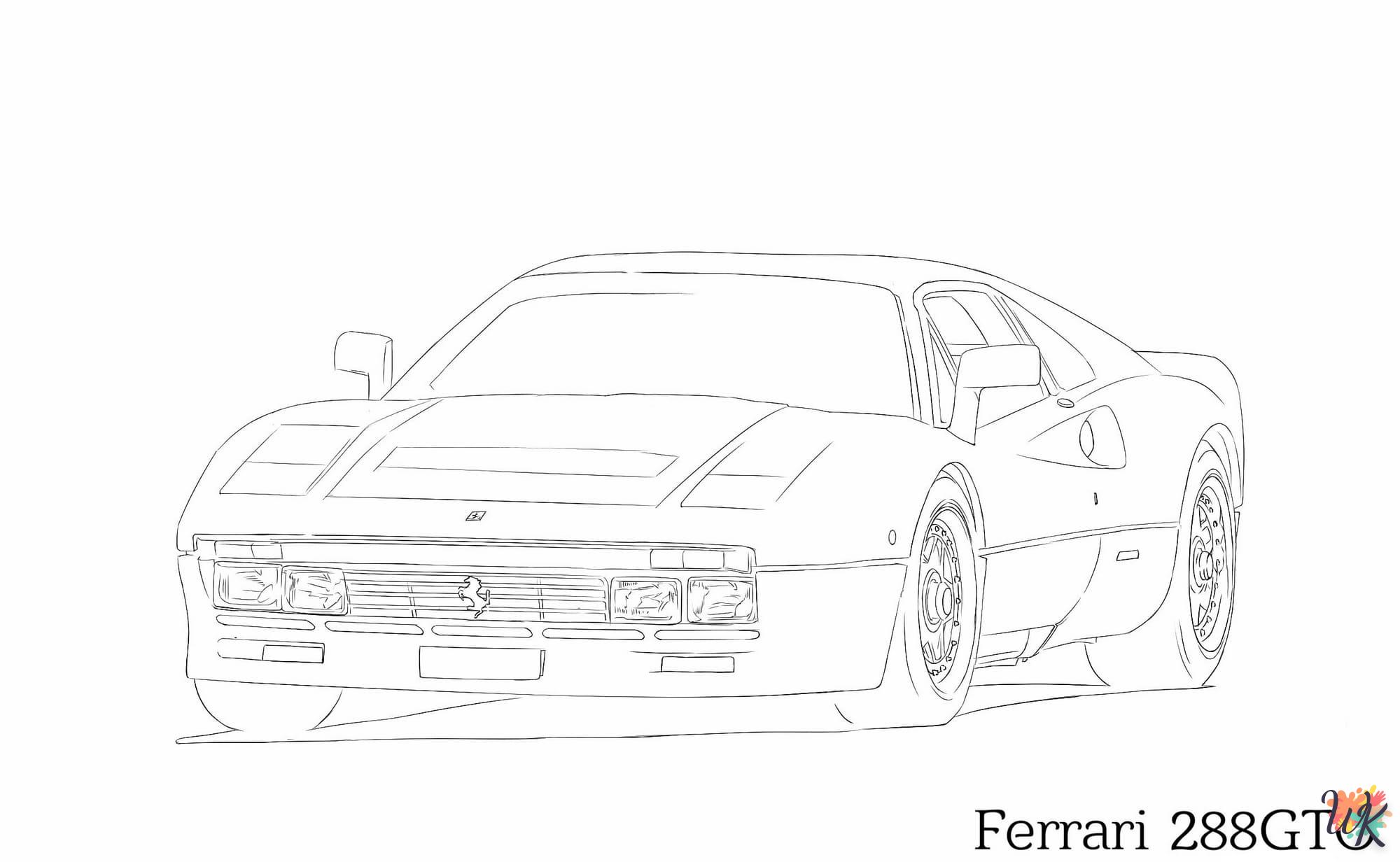 Disegni da Colorare Ferrari 20