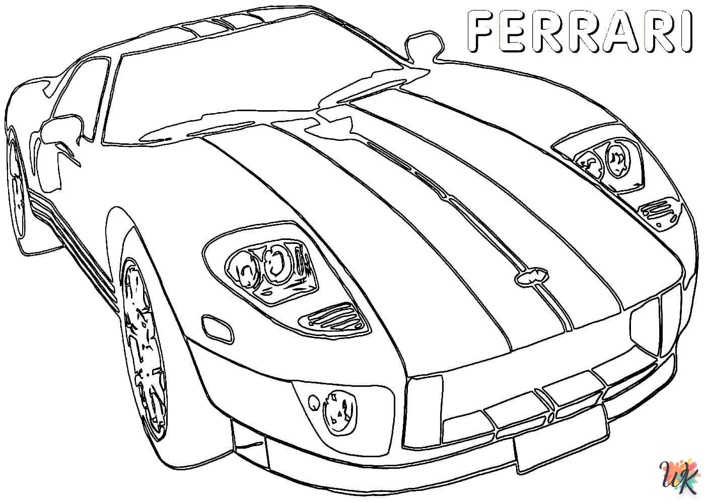 Disegni da Colorare Ferrari 35