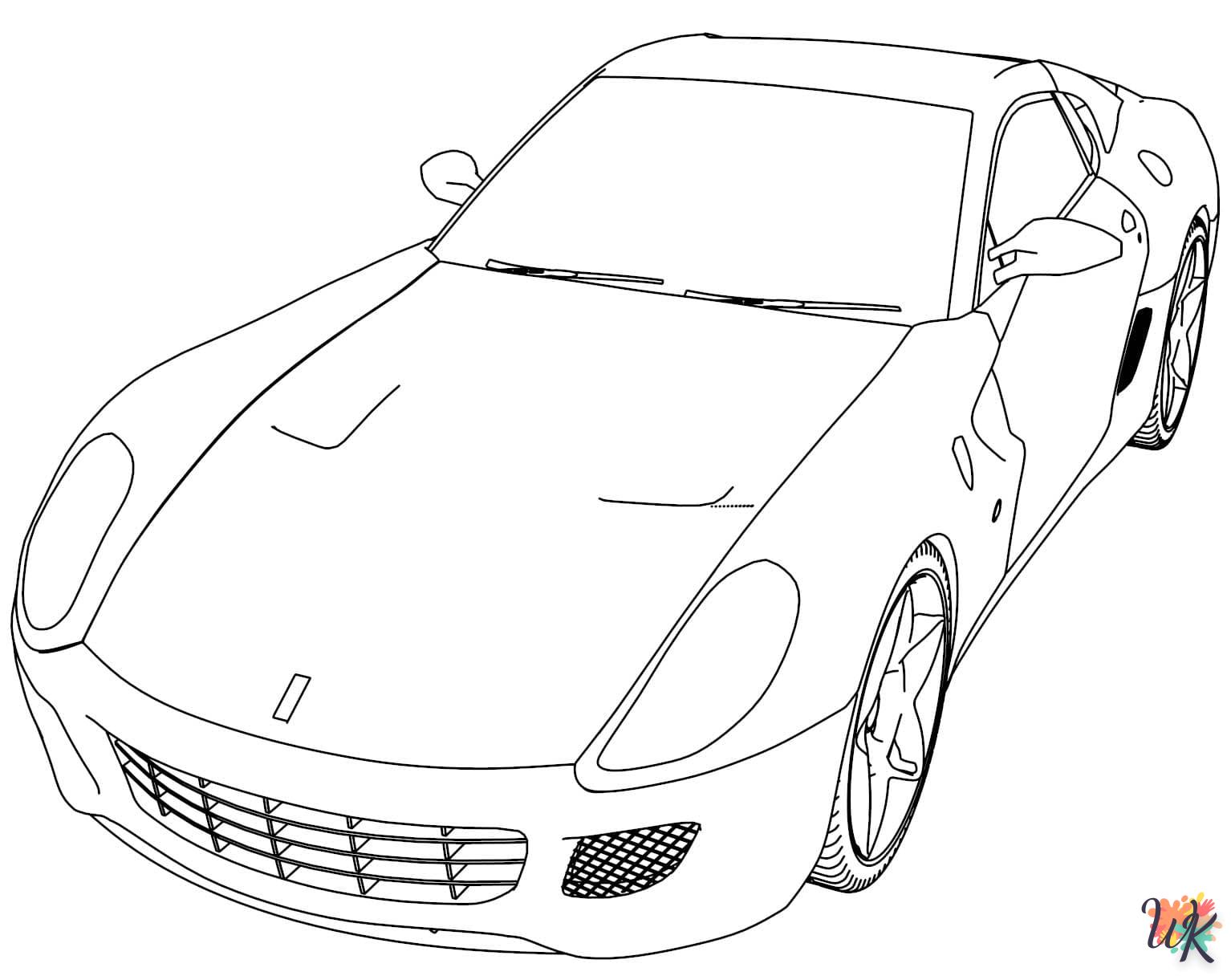 Disegni da Colorare Ferrari 4