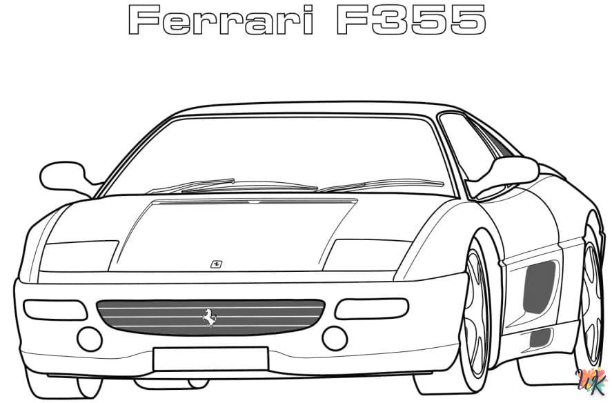 Disegni da Colorare Ferrari 43