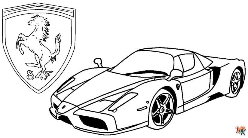Disegni da Colorare Ferrari 52
