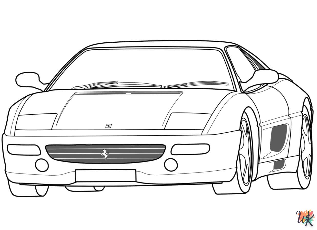 Disegni da Colorare Ferrari 9