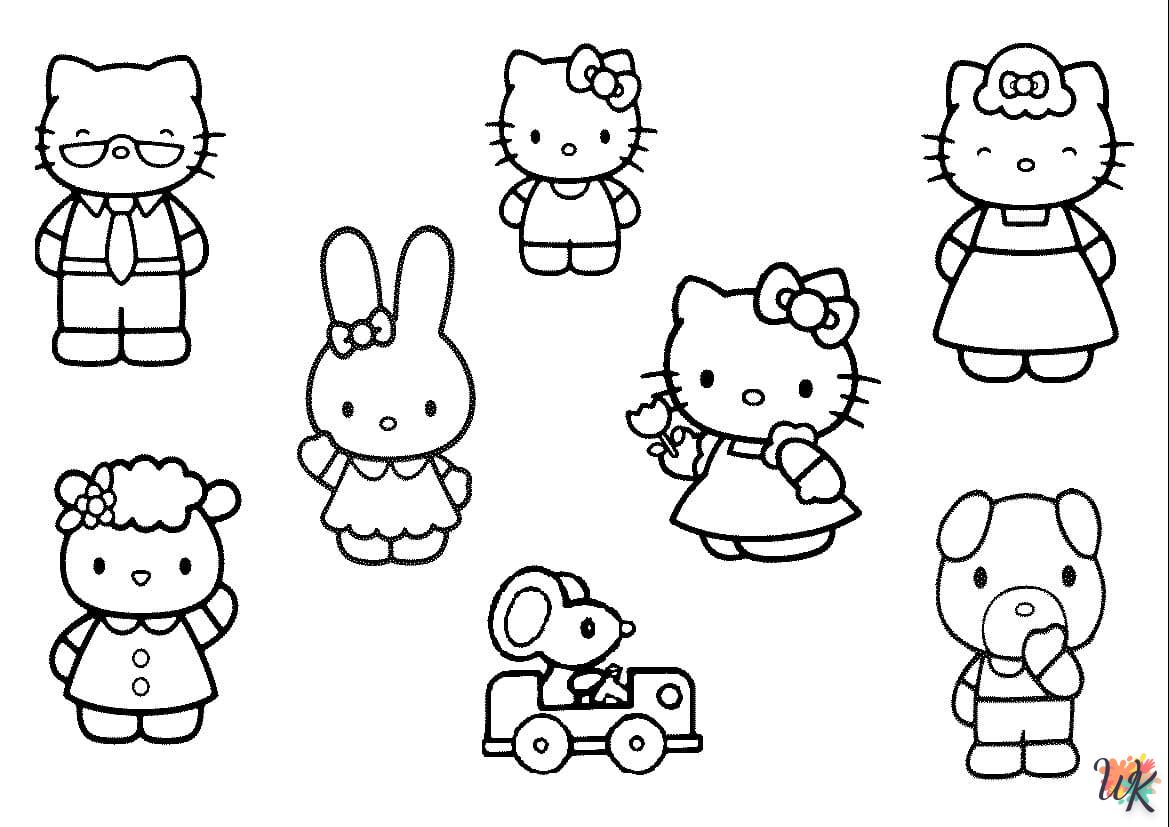 Disegni da Colorare Hello Kitty 10