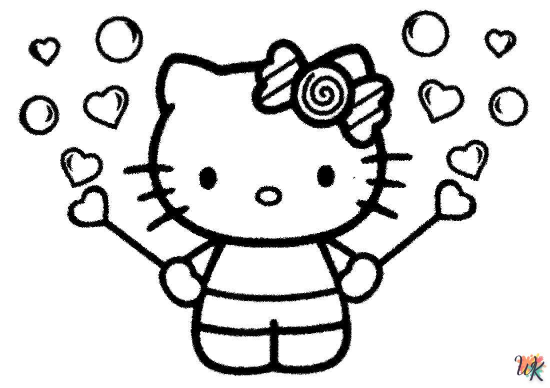Disegni da Colorare Hello Kitty 12