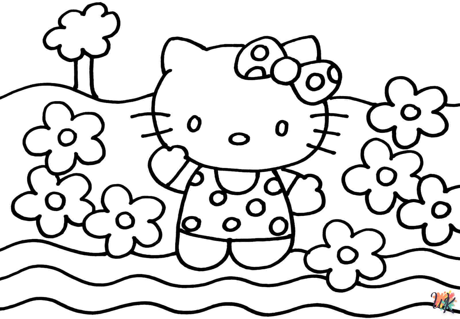 Disegni da Colorare Hello Kitty 13