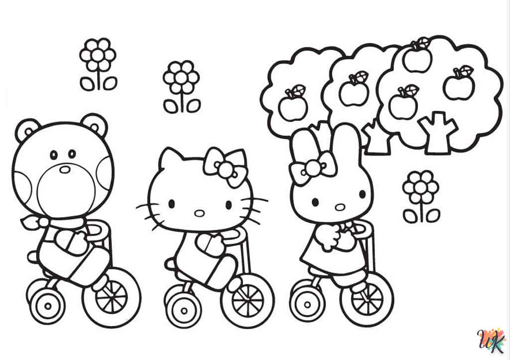 Disegni da Colorare Hello Kitty 14