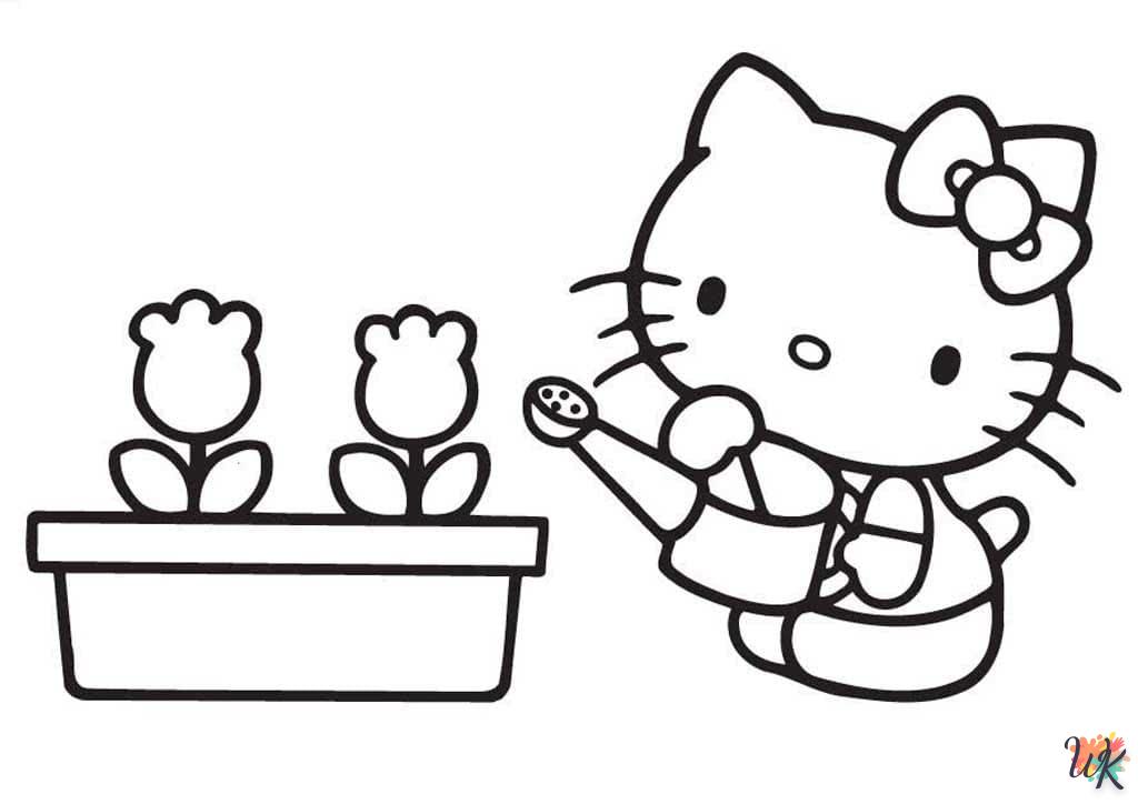 Disegni da Colorare Hello Kitty 15
