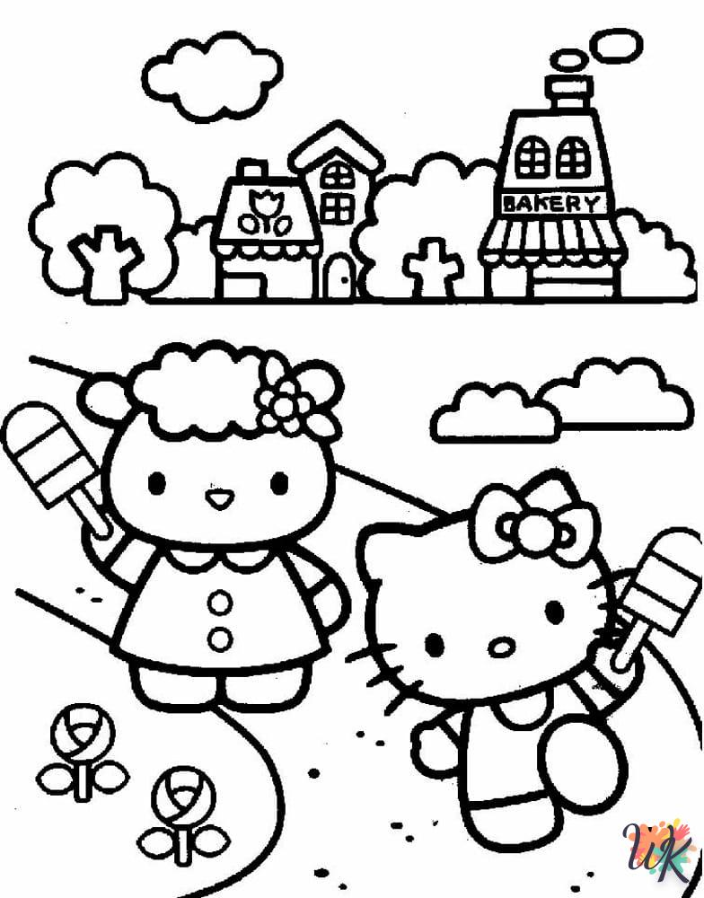 Disegni da Colorare Hello Kitty 63