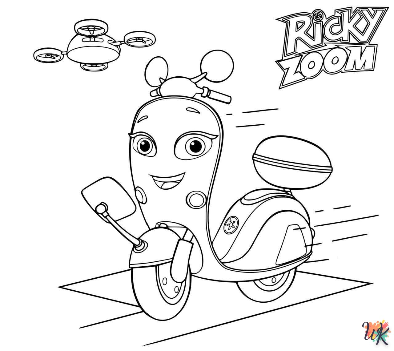 Scaricare Disegni Ricky Zoom Da Colorare Gratis | Disegnidacolorarewk