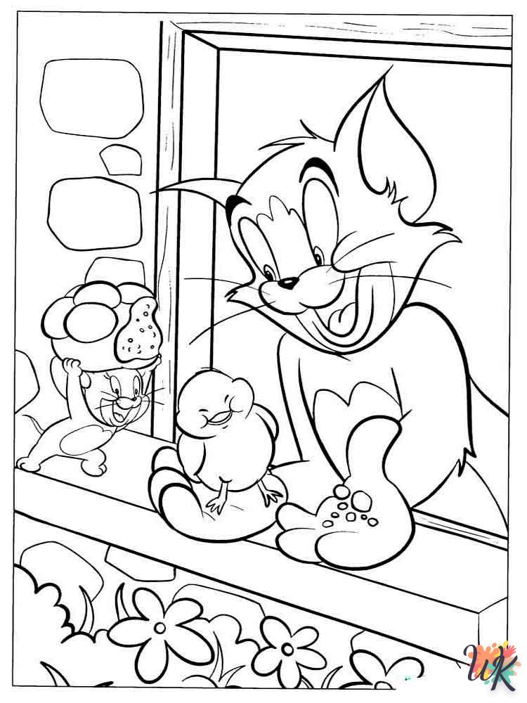 Disegni da Colorare Tom e Jerry 93
