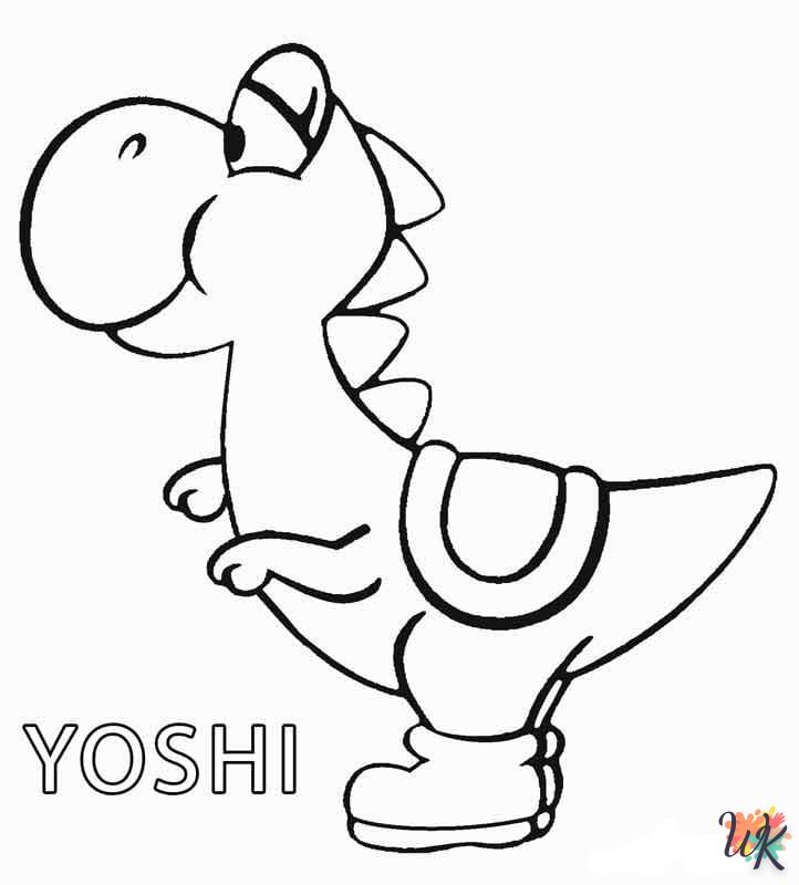 Disegni da Colorare Yoshi 1