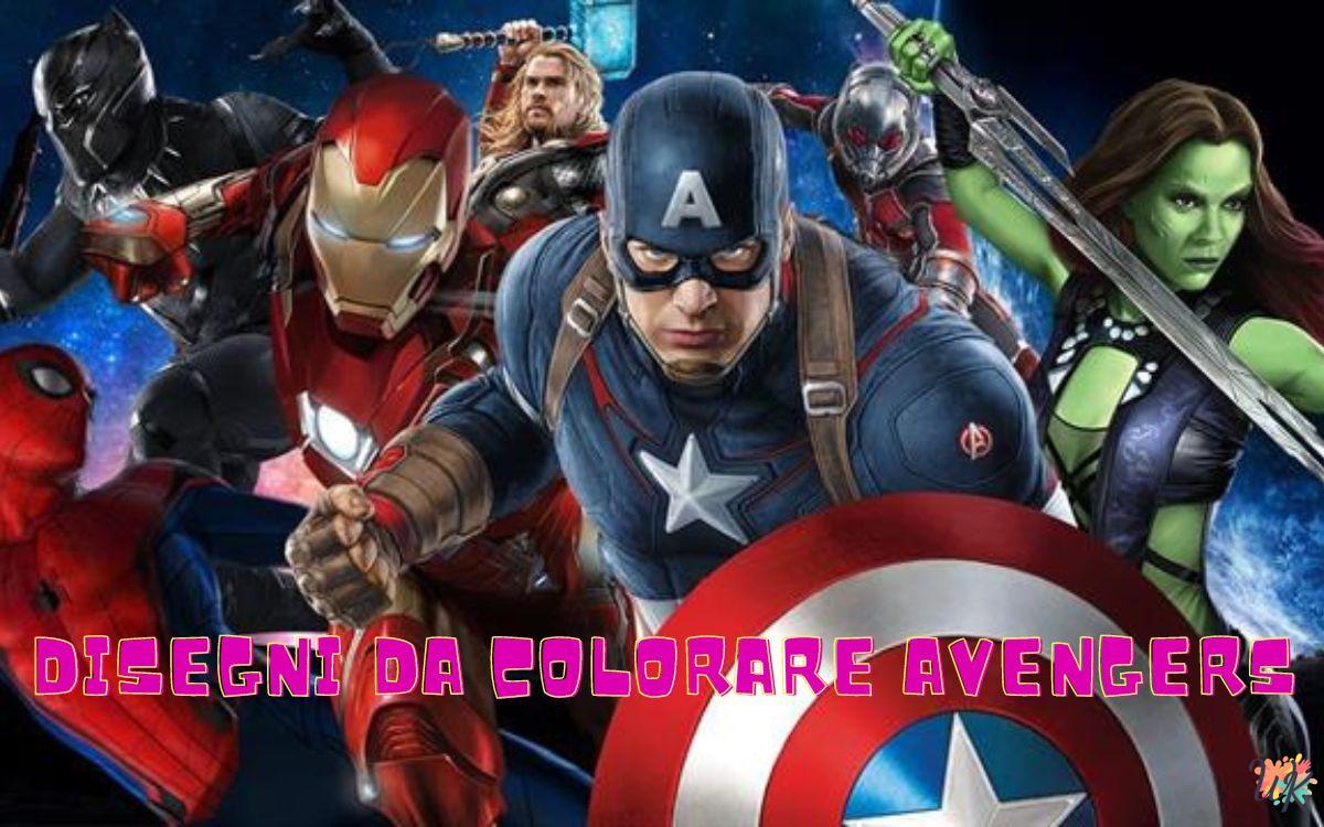 Avengers 1 Disegni da colorare Avengers