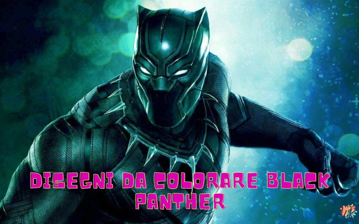 Black Panther 1 Disegni da colorare Black Panther