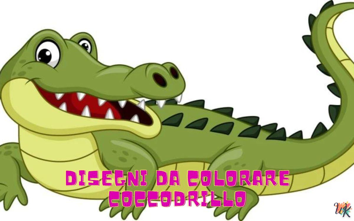 Coccodrillo 1 Disegni da colorare Coccodrillo