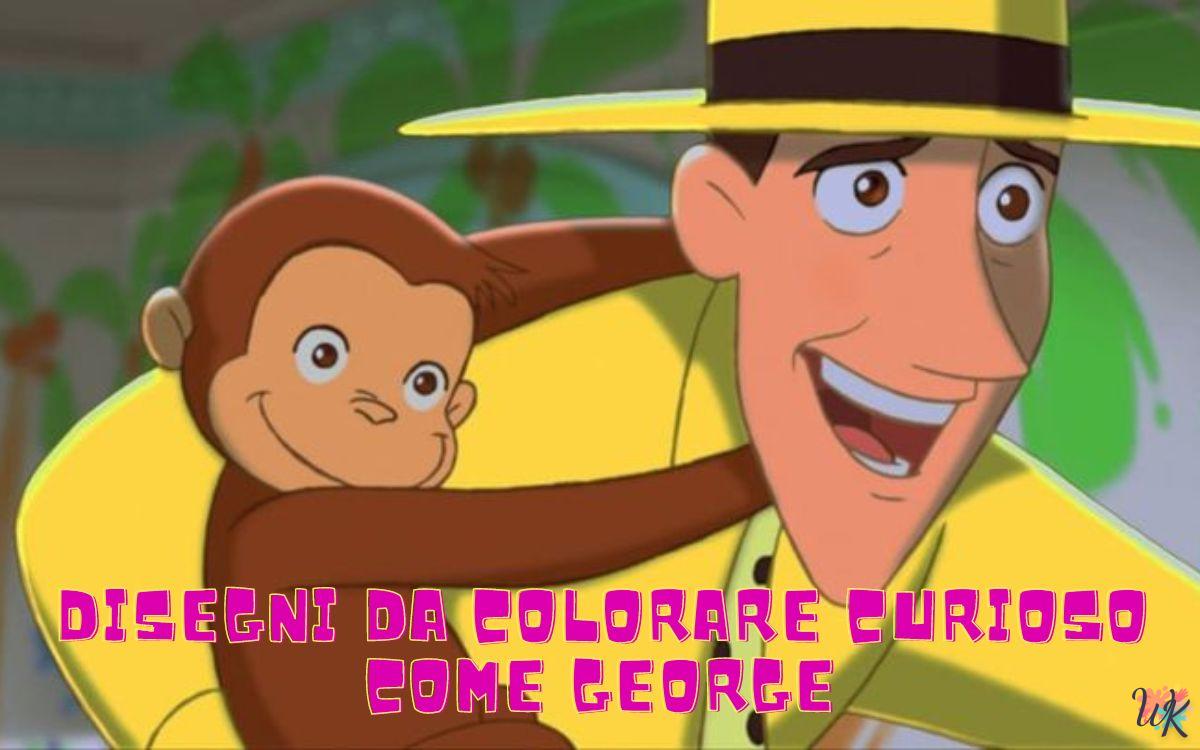 Curioso come George 1 Disegni da colorare Curioso come George
