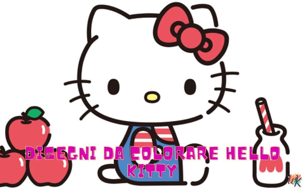 95 Disegni Hello Kitty Da Colorare | Disegnidacolorarewk.com