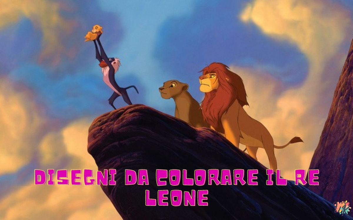 Disegni da colorare Il Re Leone
