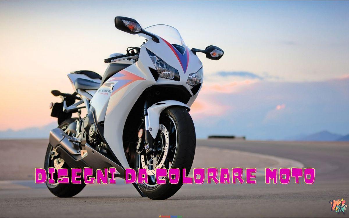 Moto 1 Disegni da colorare Moto