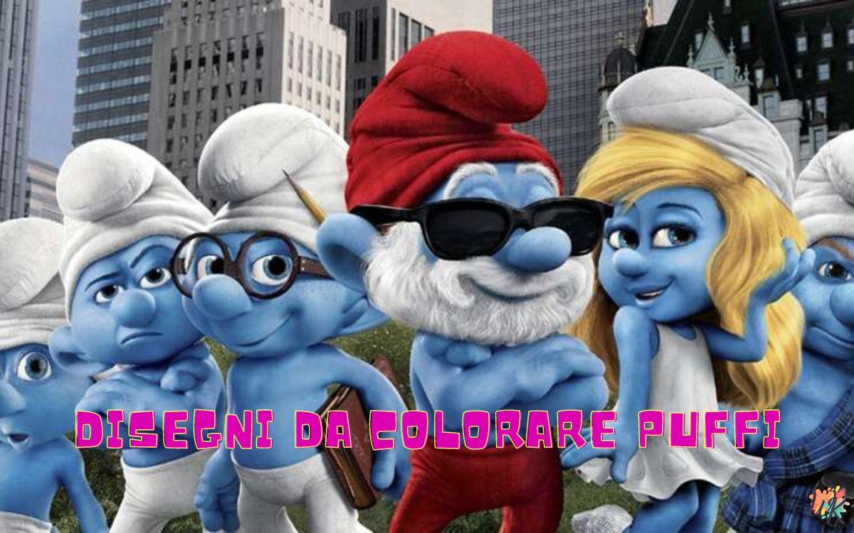 Puffi 1 Disegni da colorare Puffi