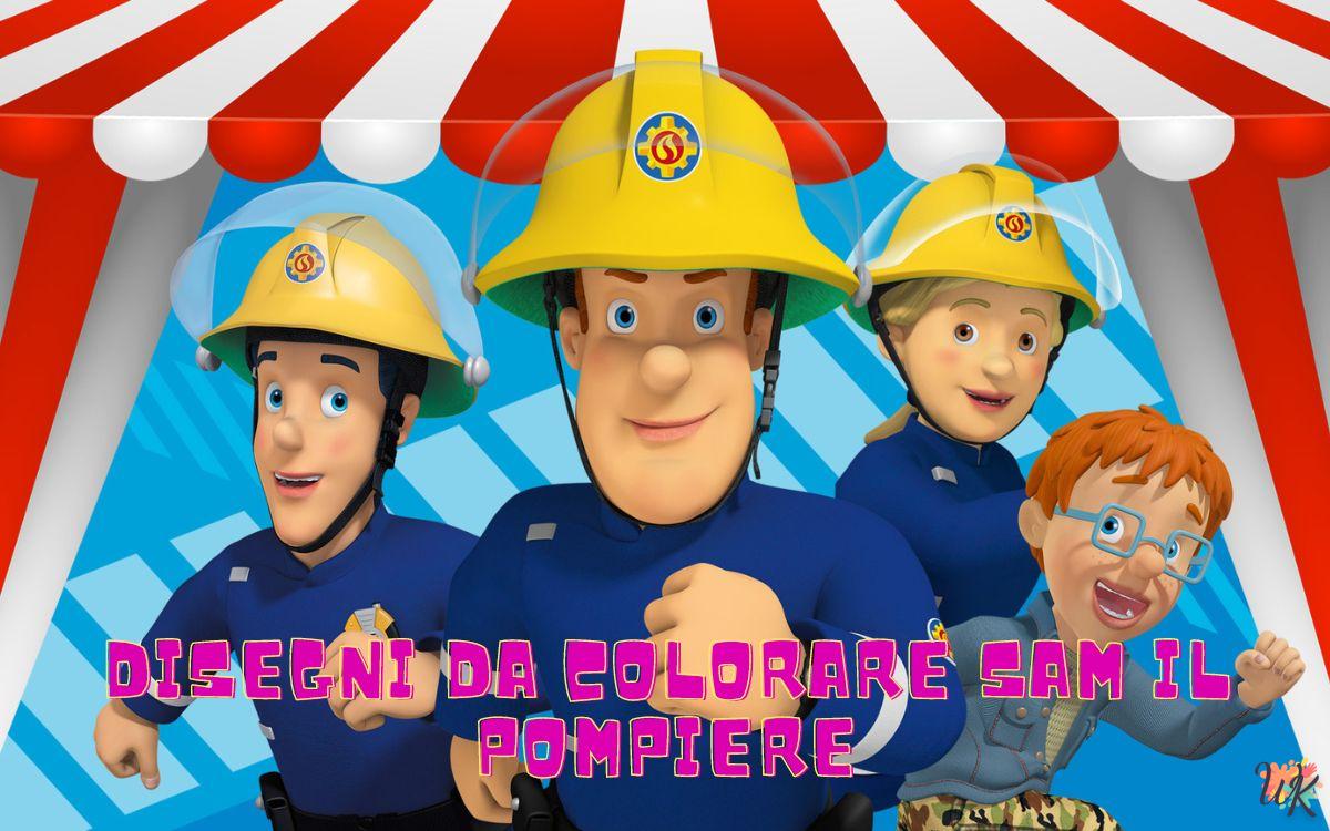 Sam il pompiere 1 Disegni da colorare Sam il pompiere