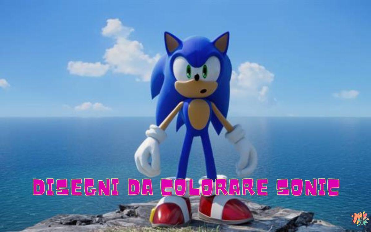Sonic 1 Disegni da colorare Sonic