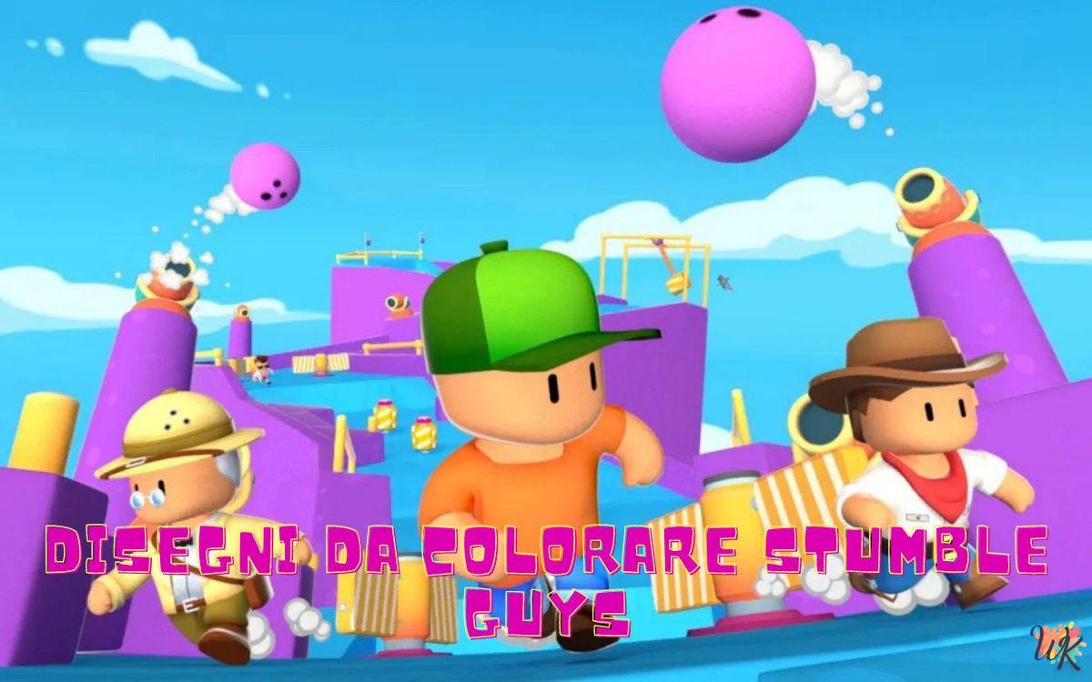 Stumble Guys 1 Disegni da colorare Stumble Guys
