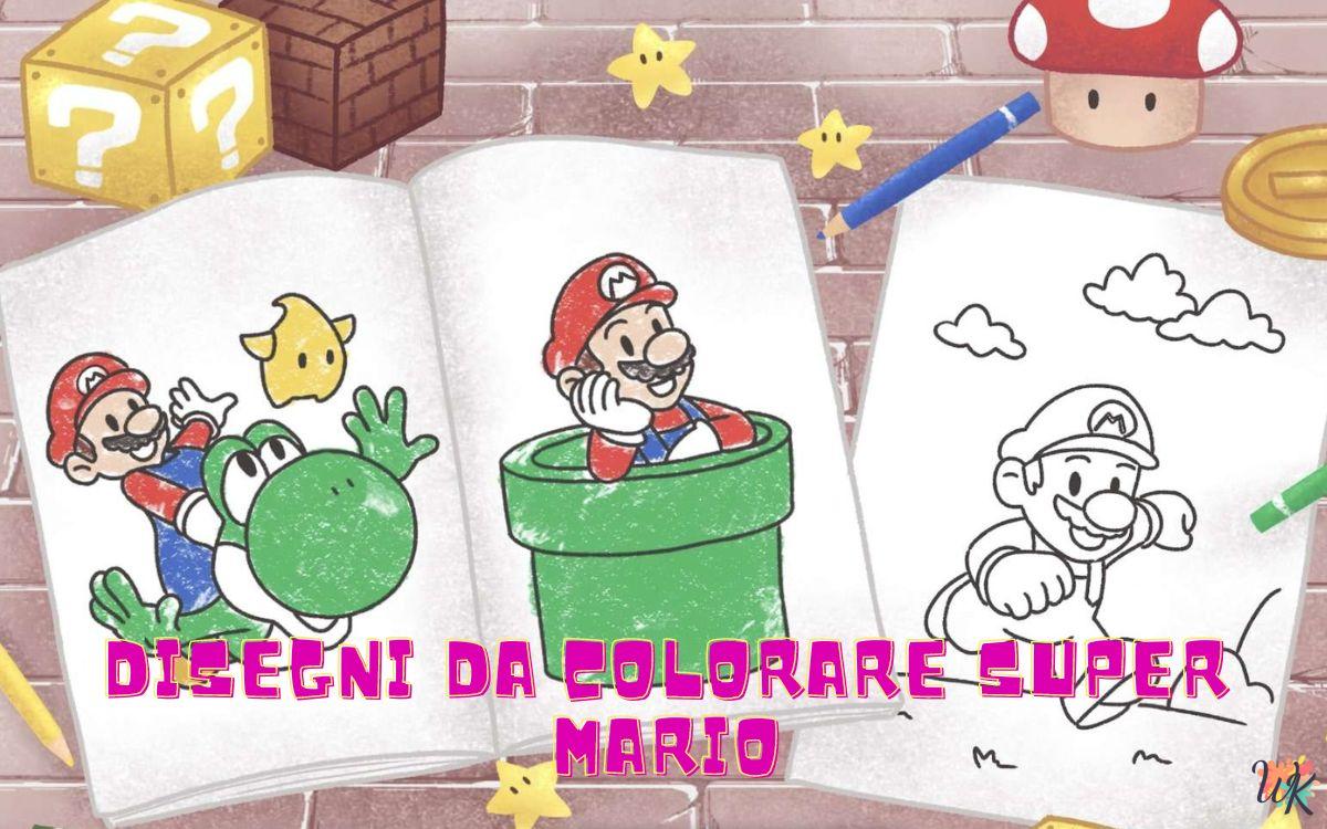 Super Mario 1 Disegni da colorare Super Mario