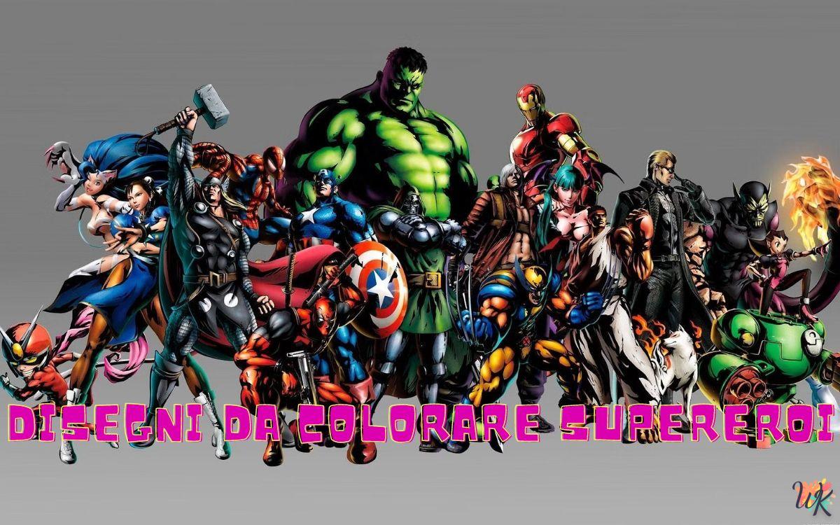 Supereroi 1 Disegni da colorare Supereroi