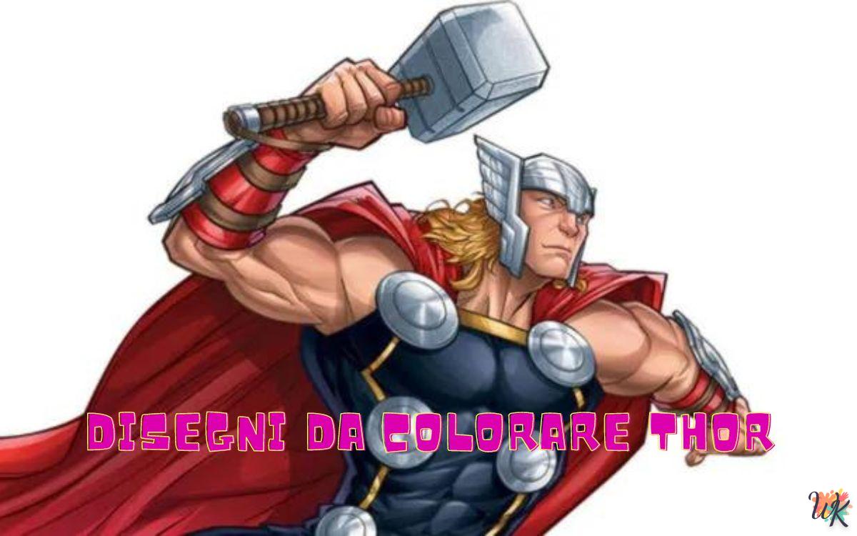 Thor 1 Disegni da colorare Thor