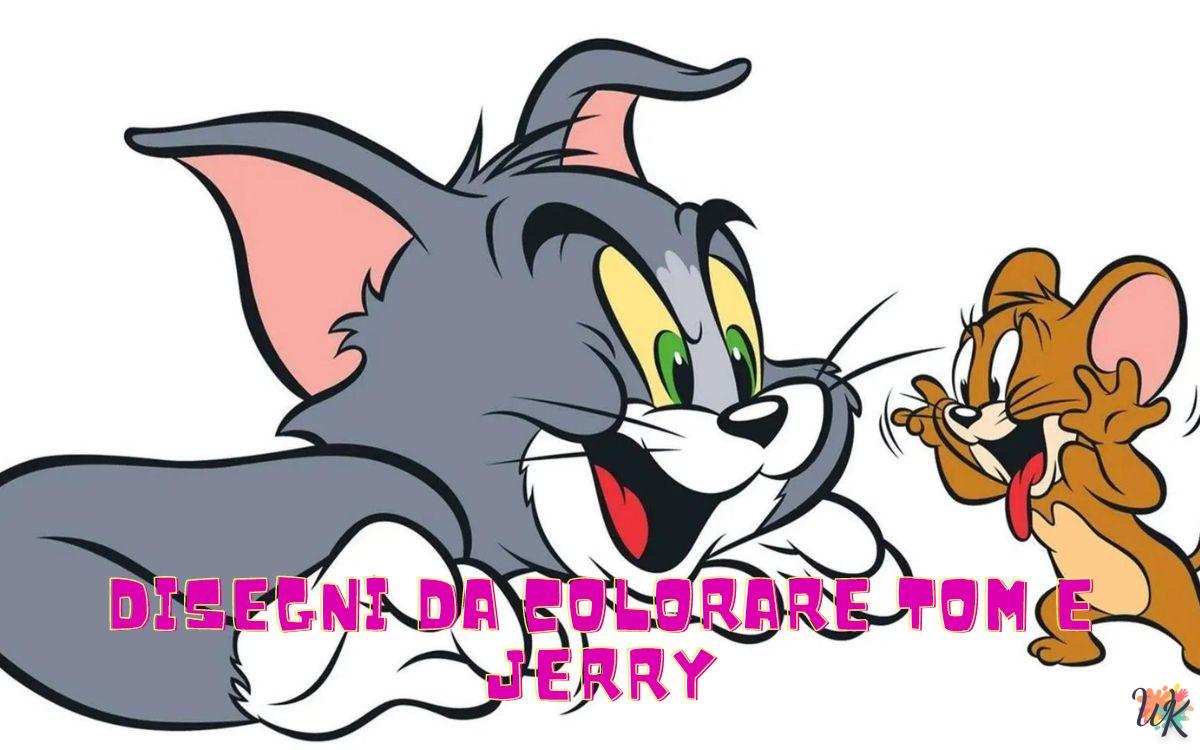 Tom e Jerry 1 Disegni da colorare Tom e Jerry