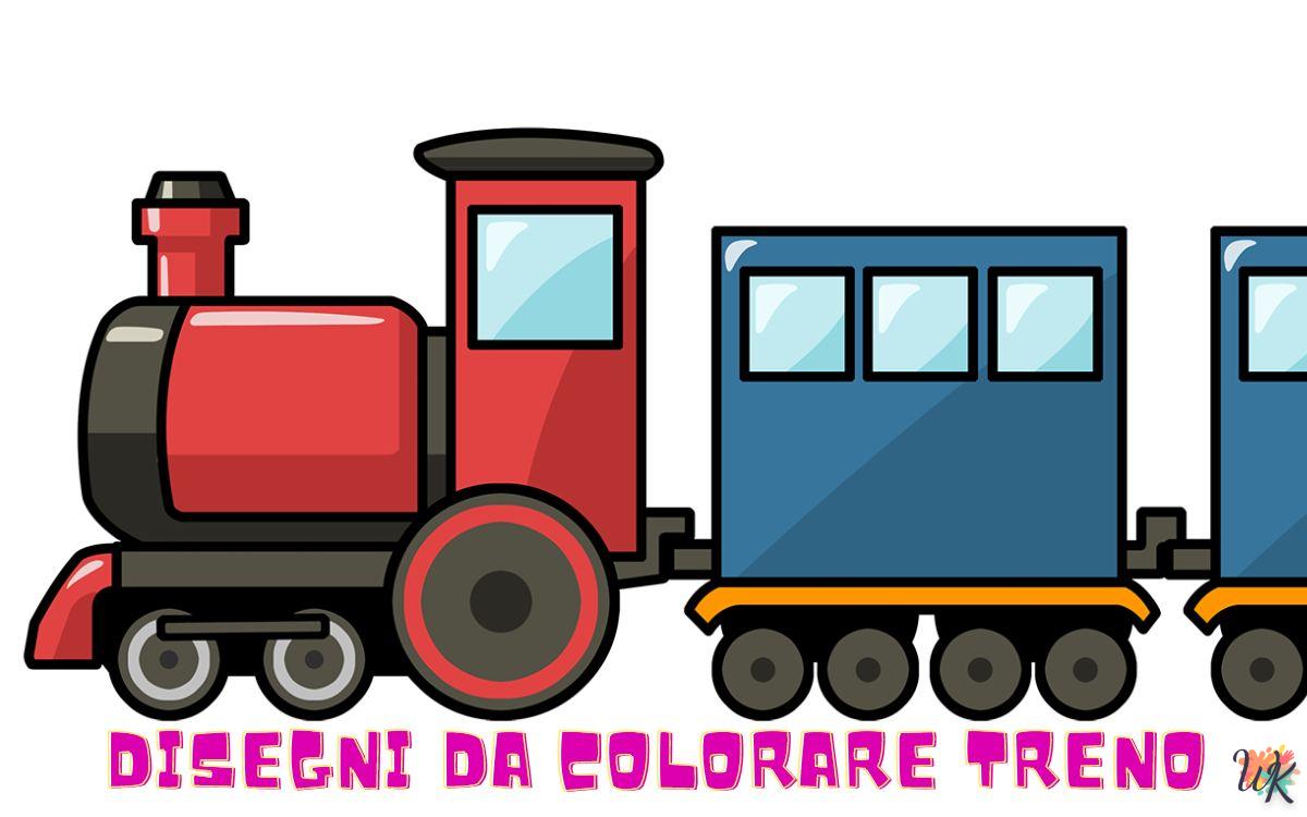 Treno 1 Disegni da colorare Treno