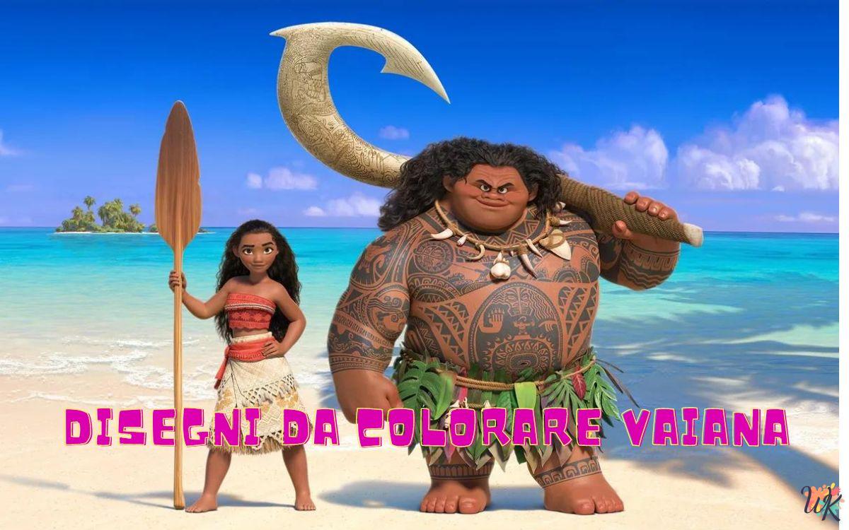 Vaiana 1 Disegni da colorare Vaiana