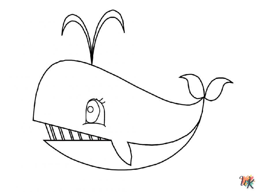 Disegni da Colorare Balena 20