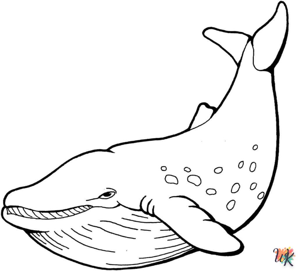 Disegni da Colorare Balena 41