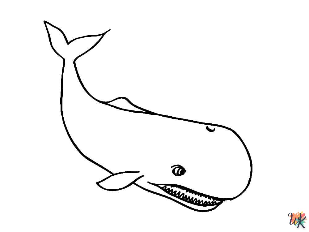 Disegni da Colorare Balena 79