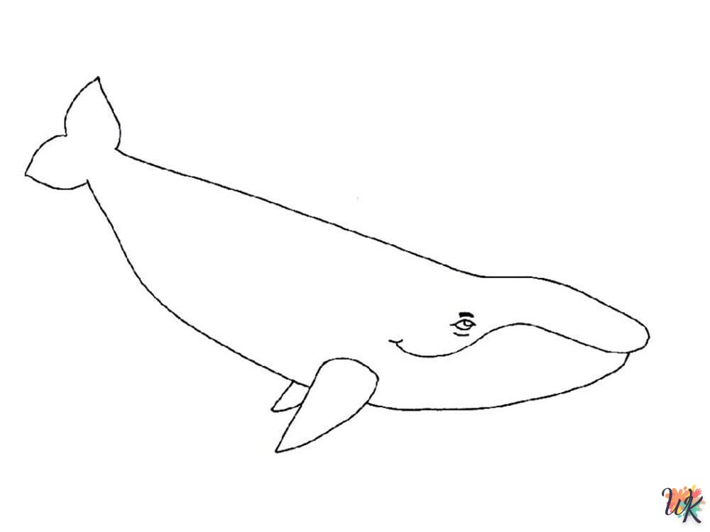 Disegni da Colorare Balena 86