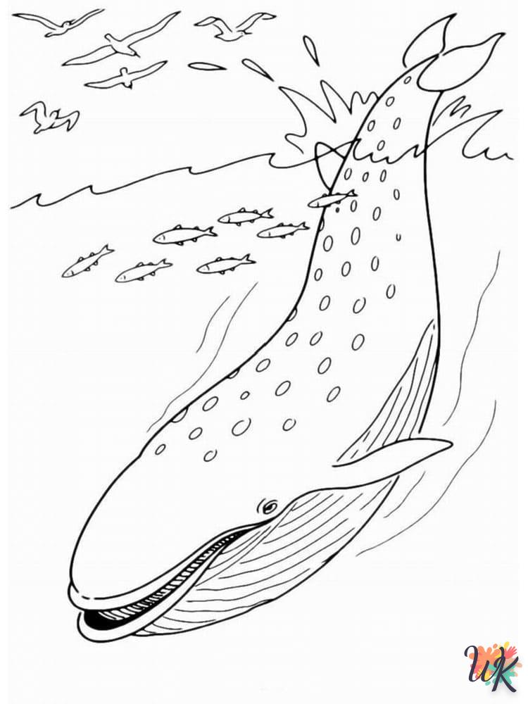 Disegni da Colorare Balena 91