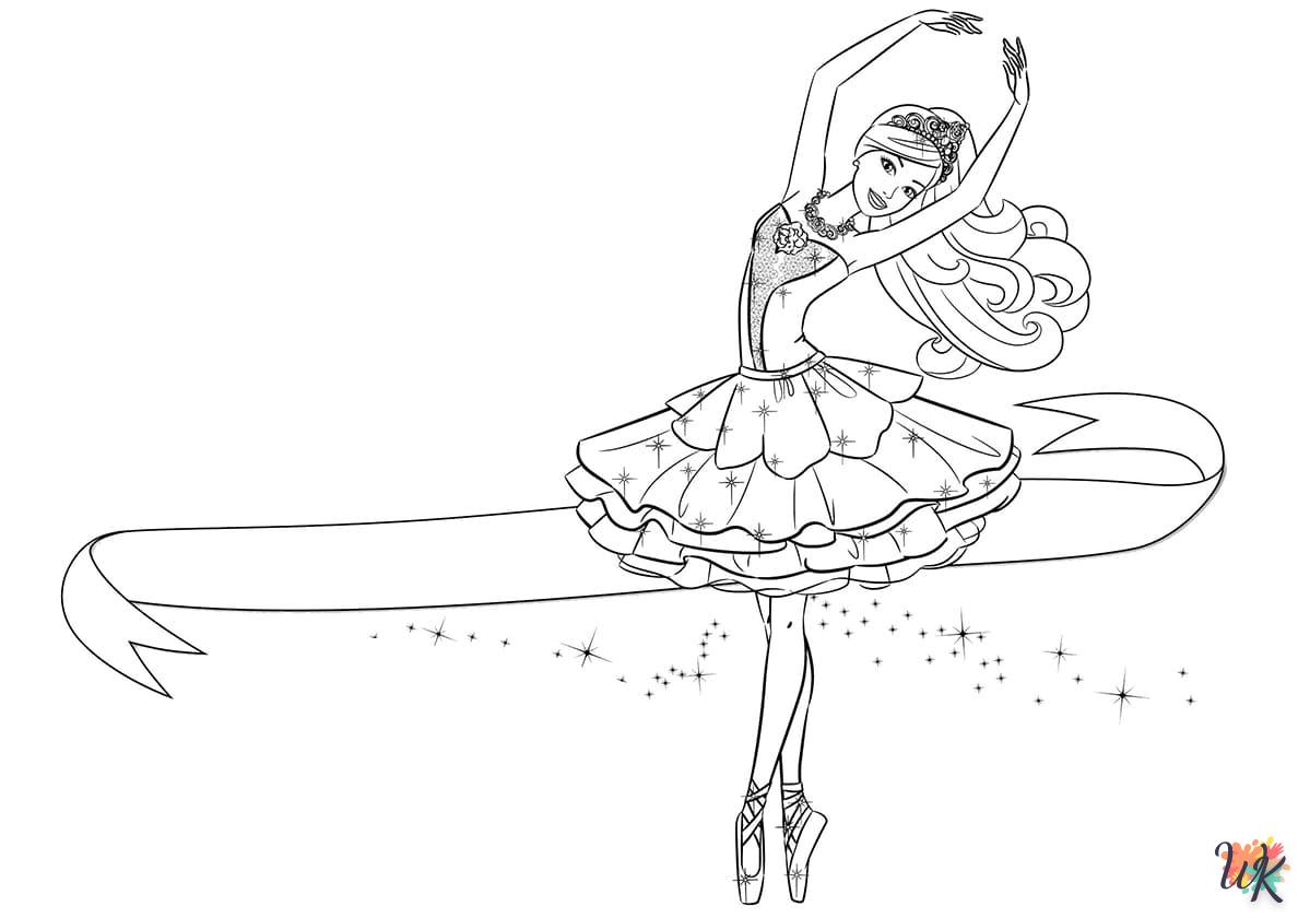 Disegni da Colorare Ballerina 21