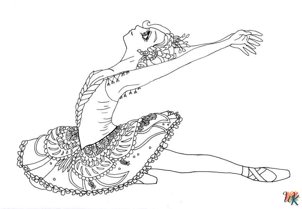 Disegni da Colorare Ballerina 25
