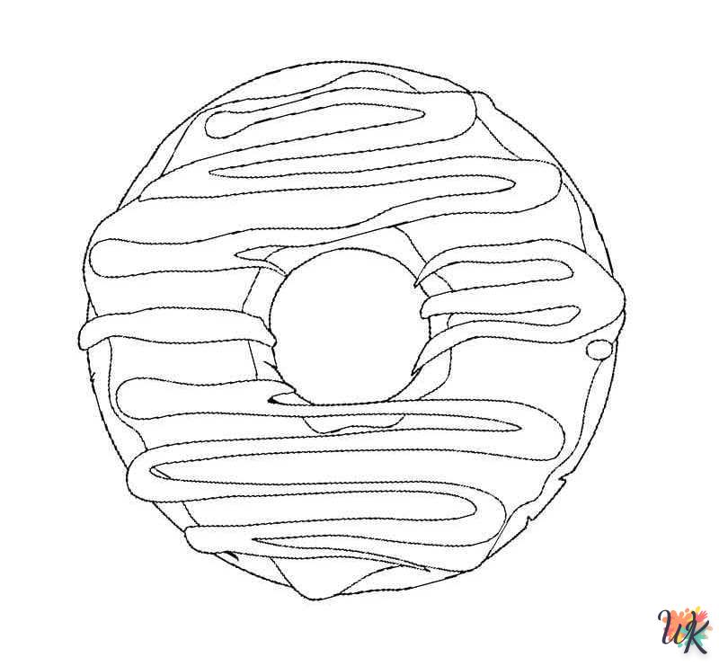 Tazza Da Caffè In Ceramica Bianca 325 Ml Con Disegno Di Ciambelle, Regalo Per Amanti Dei Dolci, Microonde E Lavastoviglie
