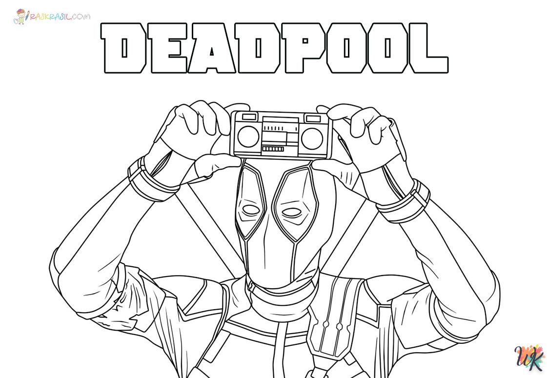 Disegni da Colorare Deadpool 103