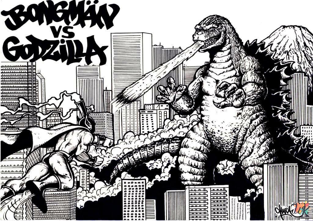 Disegni da Colorare Godzilla 89
