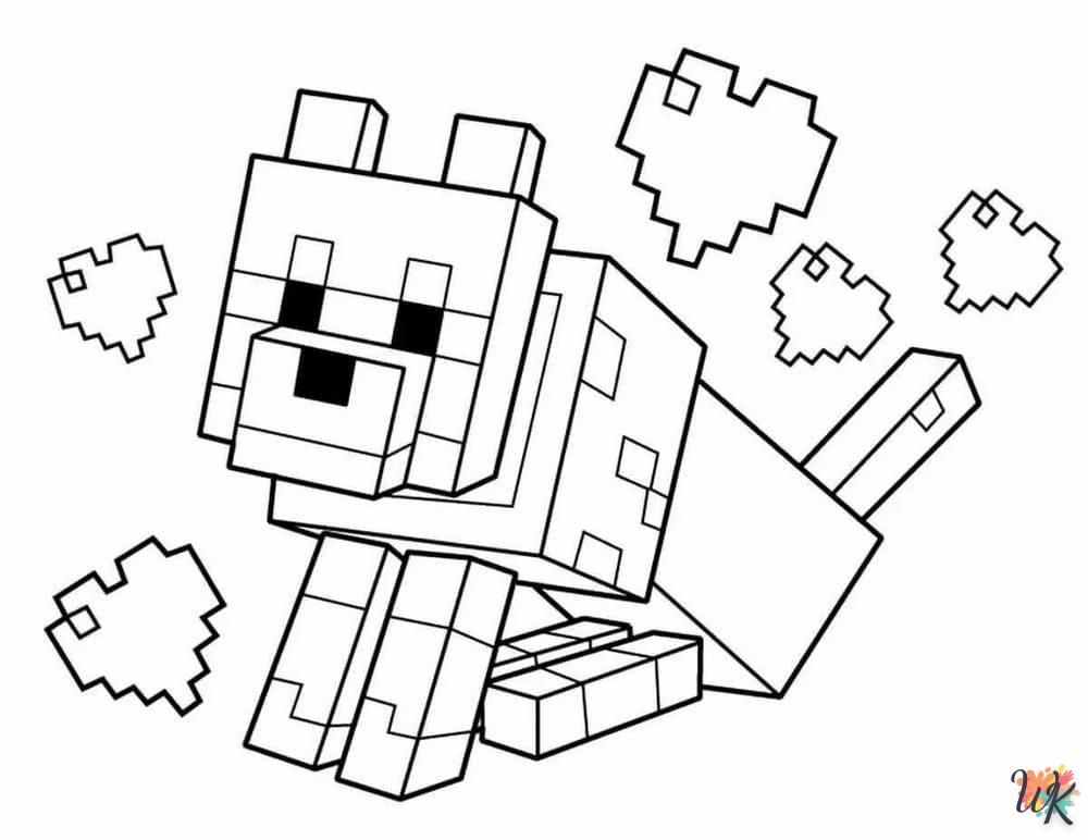 Disegni da Colorare Minecraft 68
